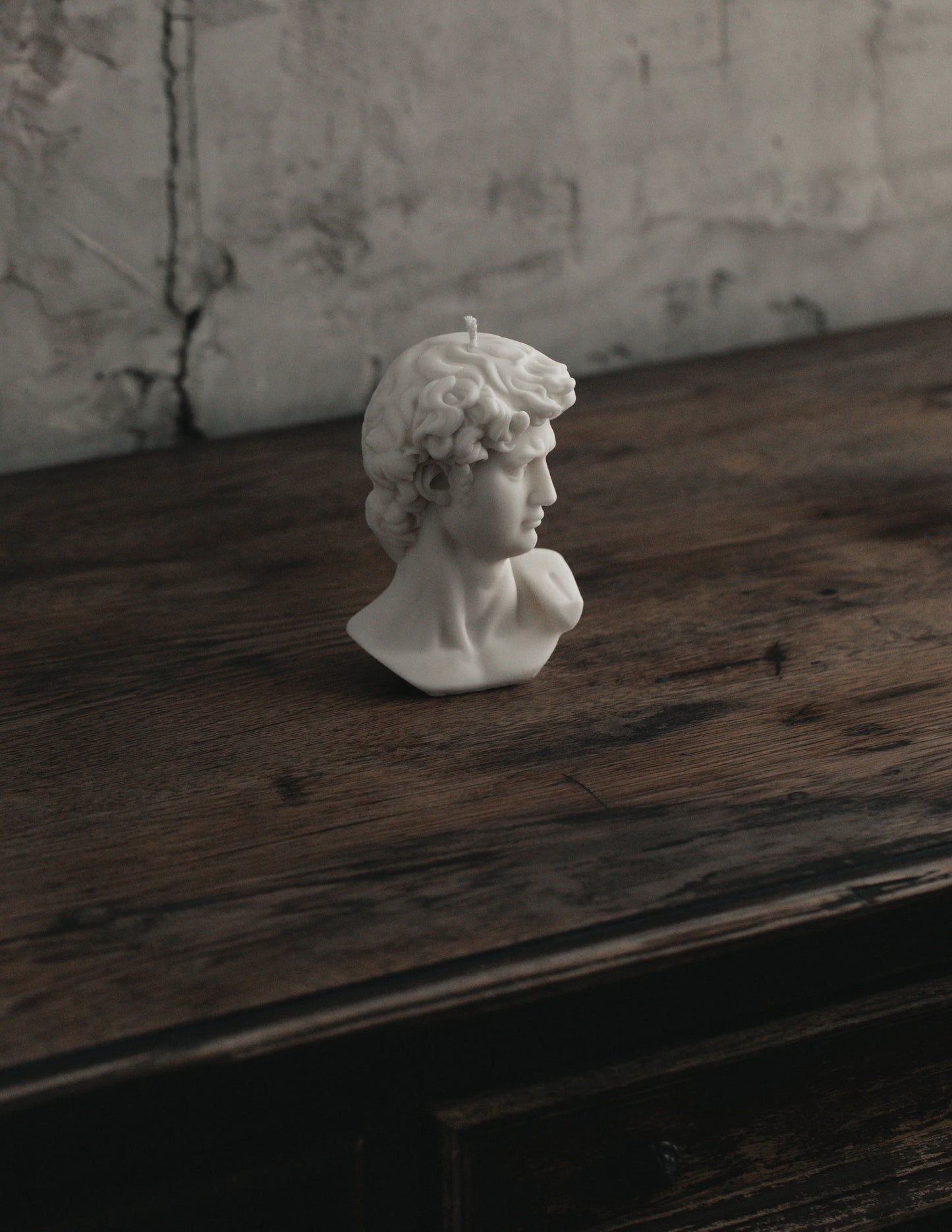 David Bust Candle