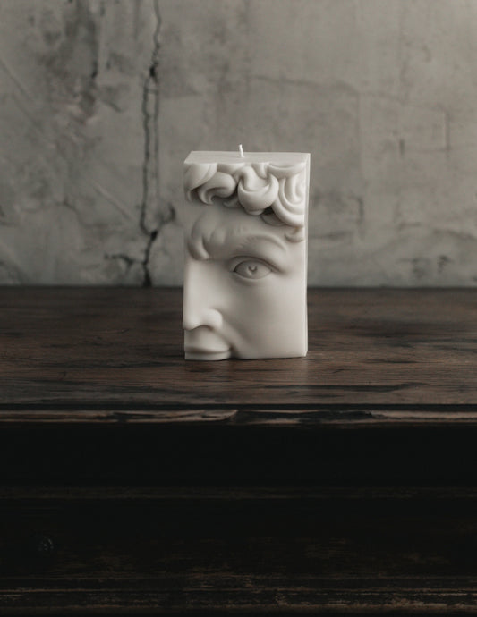 David's Half Face Candle