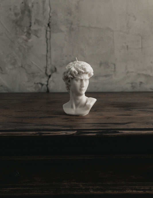 David Bust Candle