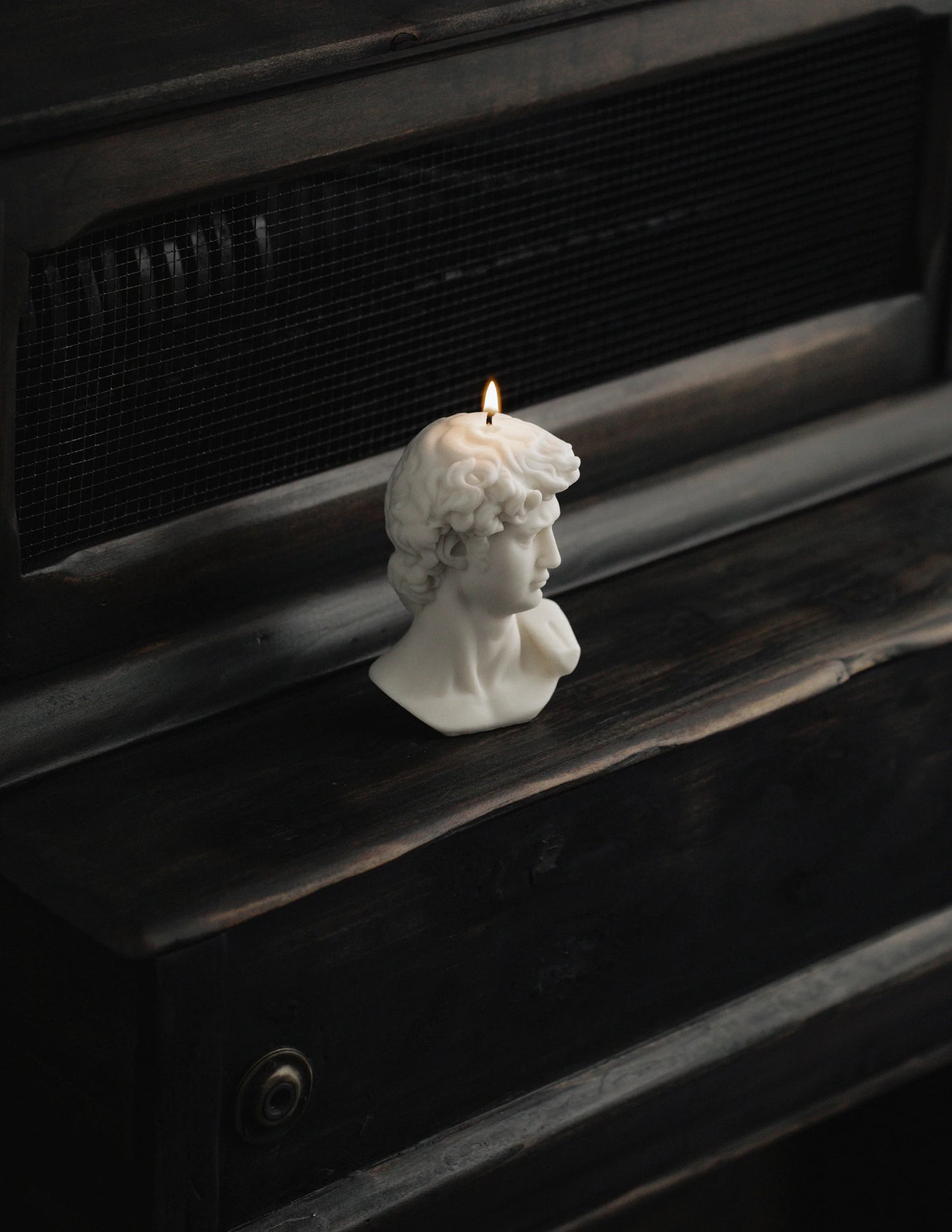 David Bust Candle